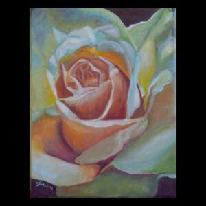 Oil on canvas painting entitled Heartsong by Carol Sakai