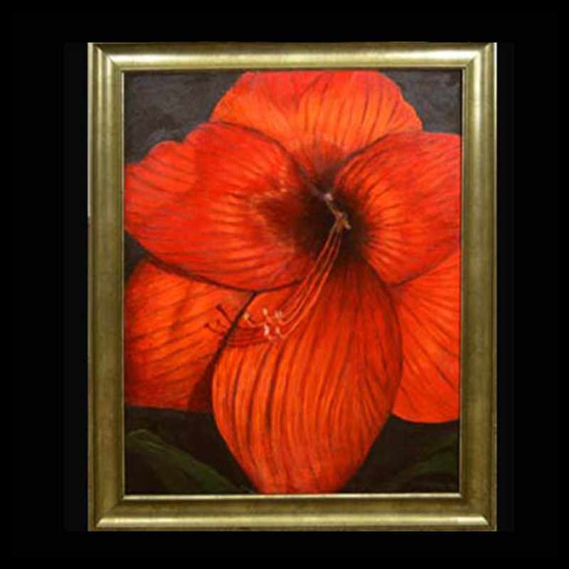 Oil on Canvas, entitled Big Red by Carol Sakai