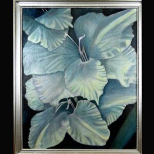 Oil on Canvas entitled Moody Blues