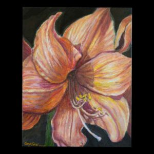OIl on Canvas entitle Zing by Carol Sakai