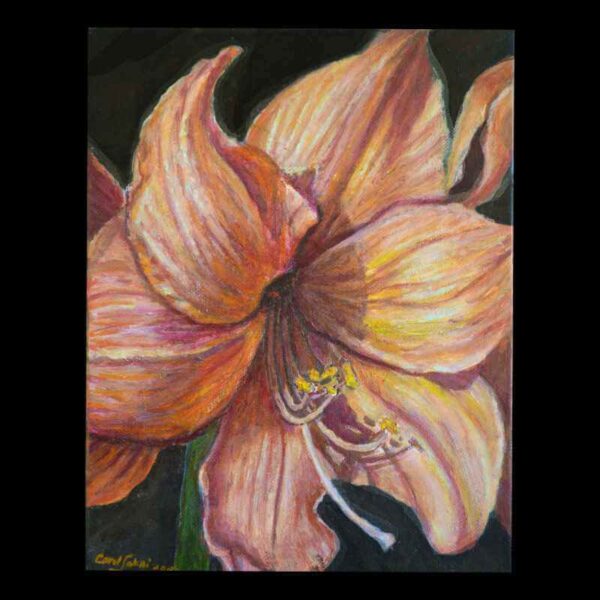 OIl on Canvas entitle Zing by Carol Sakai